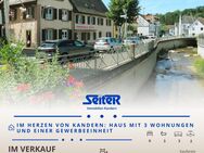 Mitten in Kandern: Haus mit 3 tollen Wohnungen und Gewerbeeinheit - Kandern