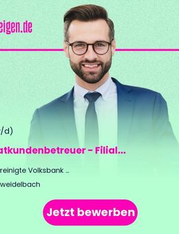 Privatkundenbetreuer (m/w/d) - Filiale Simmern - Altweidelbach