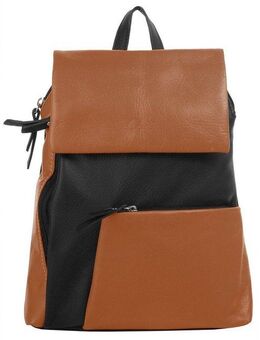 Cluty Cityrucksack, echt Leder, Made in Italy
