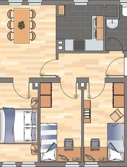 3-Zimmer-Wohnung in Wilhelmshaven Fedderwardergroden - Wilhelmshaven