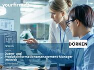 Daten- und Produktinformationsmanagement-Manager (m/w/d) - Herdecke