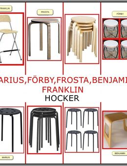 HOCKER von Ikea : "MARIUS", "FÖRBY" ,"FROSTA" , "BENJAMIN" - Köln