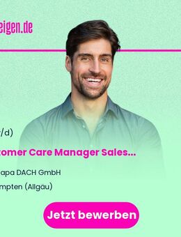 Customer Care Manager (m/w/d) Sales - Kempten (Allgäu)