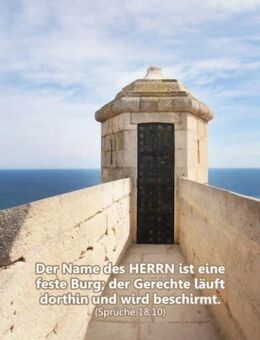 Christliches A1-Poster – Kleiner Wehrturm - Schaukastengestaltung - Plakate für den Gemeindeschaukasten - Wilhelmshaven Zentrum