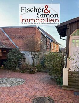 Nienburg-charmantes, saniertes Altstadthaus in bester Innenstadtlage-Nebengebäude, Innenhof & idyllischem Garten - Nienburg (Weser)