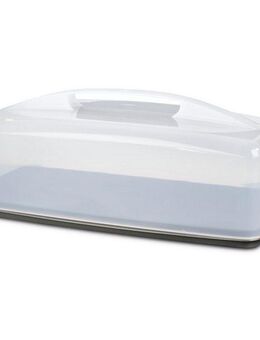 Xavax Kuchentransportbox Kuchentransportbox, eckig, Kunststoff, (2-tlg), Kuchenbehälter