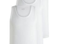 BOSS Unterhemd Tank Top 3P CO (Packung, 3-St) mit Rippbündchen