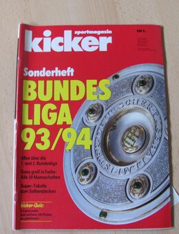 Sportmagazin Kicker 1993/94 - Lehrte