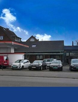 Verborgene Goldmine: Ehemalige Tankstelle mit 4 Wohneinheiten, Büro und Werkstatt! - Neuss