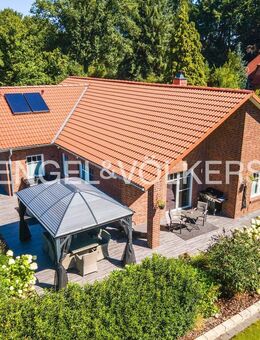 Modernes Wohnen auf einer Ebene - Bungalow von 2020 mit großem Grundstück - Walsrode