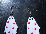 Horror Halloween Geist Ghost Herz Heart Core Look Ohrringe - Bergtheim