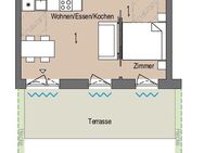 Schöne, gehobene, barrierefreie 2-Zimmer-Wohnung mit Terrasse, Garten und EBK (Neubau/Erstbezug ab 01.08.2024) - Berlin