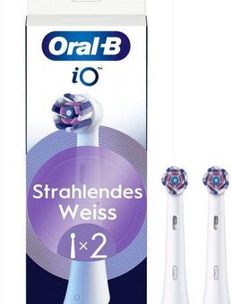 Oral-B Aufsteckbürsten Oral-B iO Strahlendes Weiss, fortschrittliche Plaque-Entfernung, Poliereinsätze zur Zahnaufhellung