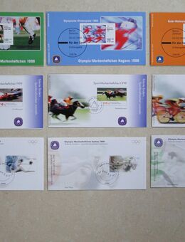 Briefmarken Sport Markenheftchen 1998 1999 2000 - Coesfeld