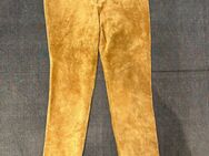 Leder Jeans Nubuk Lederhose in Cognac Braun Grösse 44 M - Köln