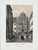 Heidelberg - Hotel zum Ritter. Originale Lithographie um 1850 in 02625