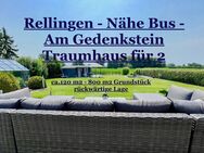 Landhaus FÜR 2-3 Personen - offener Grundriss - traumhaft - mit exklusiven neuen Sprossenfenstern und Superheizung (neu 2023) - Rellingen