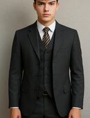 5 Teiler Hugo Boss Anzug, Hugo Boss Sakko, Hugo Boss Hemd, Hugo Boss Weste, Hugo Boss Krawatte, Größe 54 in 50667