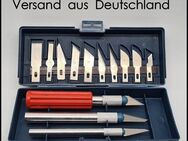 Skalpell Set | Bastelmesser | Schnitzmesser für 3D-Druck & Modellbau 13.Teilig - Engelskirchen