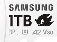 Samsung SONIC microSD + SD Adapter Speicherkarte (1000 GB, Video Speed Class 30 (V30)/UHS Speed Class 3 (U3), 180 MB/s Lesegeschwindigkeit)