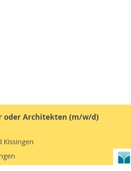 Stadtplaner oder Architekten (m/w/d) - Bad Kissingen