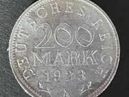 200 Mark Münze von 1923 Weimarer Republik - Münster (Hessen)
