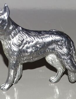 Hund Schäferhund aus Zinn für Setzkasten 5,5 cm - Spraitbach