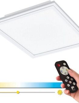 EGLO Deckenleuchte SALOBRENA-A, Dimmfunktion, Nachtlichtfunktion, LED fest integriert, Extra-Warmweiß, Kaltweiß, Neutralweiß, Tageslichtweiß, Warmweiß, Steuerung über Fernbedienung, Nachtlicht