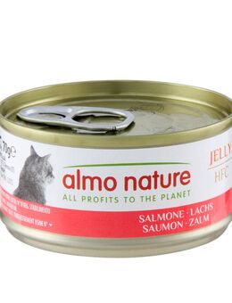 5 + 1 gratis! 6 x 70 g Almo Nature HFC - Lachs in Gelee