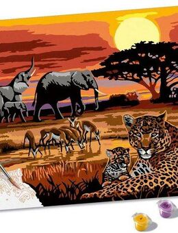 Ravensburger Malen nach Zahlen CreArt, Savannah Landscapes, Made in Europe
