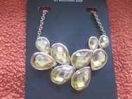 NEU mit ETIKETT * Anlass * Ausgeh * Ball * Swarovski * Strass * Kristalle * Steine * Glitzer * Glieder * Statement * Collier * KETTE "LOOKS by JOOP" gold * gelb * - Riedlingen