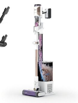 Shark Akku-Bodenstaubsauger Detect Clean & Empty kabelloser Staubsauger IW3612EUT, 240 W, beutellos, mit automatischem Entleerungssystem für Tierhaare