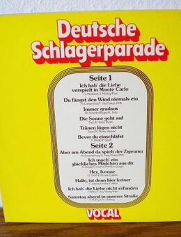 Deutsche Schlagerparade-Vocal-Vinyl-LP,Clear Sond,60/70er Jahre,Rar ! - Linnich