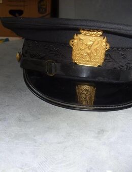 NOR-1 Polizei, Politi, Police, politsiya, Policja, policía, Schirmmütze, Norwegen Schirmmütze im gutem Zustand, dunkle Ausf. - Lübeck