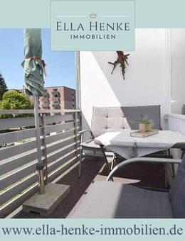 Sonnige, modern möblierte 2-Zimmer-Wohnung mit Balkon in Altenau... - Altenau Zentrum