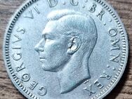 Großbritannien, One Shillings 1945 Münze, George VI, Silber - Essen