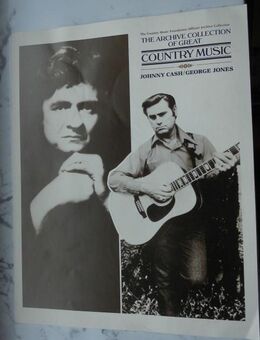 The Archive Collection of great Country Music Johnny Cash George Jones, nur (!) Booklet, 3,- - Flensburg