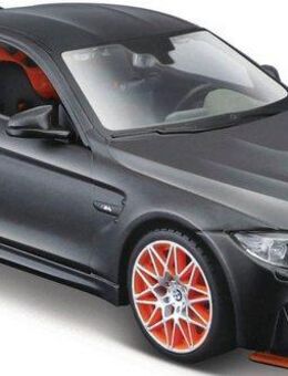 Maisto® Sammlerauto 1:24 BMW M4 GTS, mattschwarz, Maßstab 1:24
