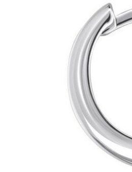 THOMAS SABO Paar Creolen Schmuck Silber 925 Ohrringe Trapezform, CR740-001, CR740-413