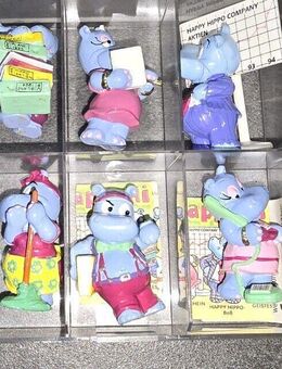 Komplett - Ü-Ei - Happy Hippo - Company - Sammlerkiste - Alle Figuren mit 3 BPZ - Berlin Reinickendorf