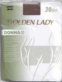 Vintage Strumpfhose GOLDEN LADY Donna 30 gr 46- 48 in Daino - Prien (Chiemsee)