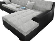 DOMO collection Ecksofa Treviso viele Bezüge, auch in Cord, L-Form, B/T/H: 267/80/83 cm, wahlweise mit Bettfunktion, incl. Zierkissen, hochwertige Steppung