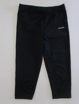 Sport Leggings Mädchen Marke Reebok Schwarz Gr. 128 zu verkaufen. - Bielefeld