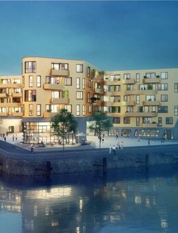 ** Schicke 2-Zimmer-Neubauwohnung mit Balkon und Rheinblick, direkt am Zollhafen ** - Mainz