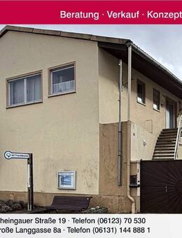 Großes, vielseitig nutzbares Wohnhaus mit ebenerdig anfahrbarer Halle - Saulheim