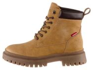 Levi's® Lennox Schnürboots, Blockabsatz, Schnürstiefelette, Boots, gepolsterter Schaftrand