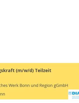 Verwaltungskraft (m/w/d) Teilzeit - Bonn