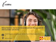 Mitarbeiter (m/w/d) Koordination Hausnotruf / Allrounder (m/w/d) - München