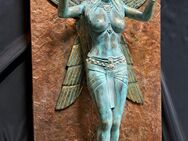 Göttin Inanna, Ishtar, Wandplastik, Skulptur, Bronze Optik, Einzelstück! - Gemünden (Felda)