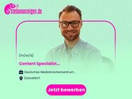 Content Specialist (m/w/d) - Düsseldorf